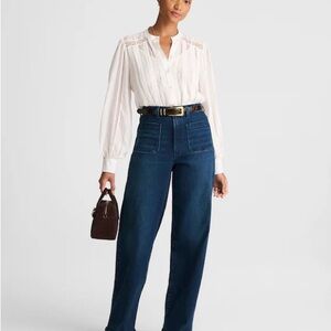 Madewell Curvy Emmett Wide-Leg Jean